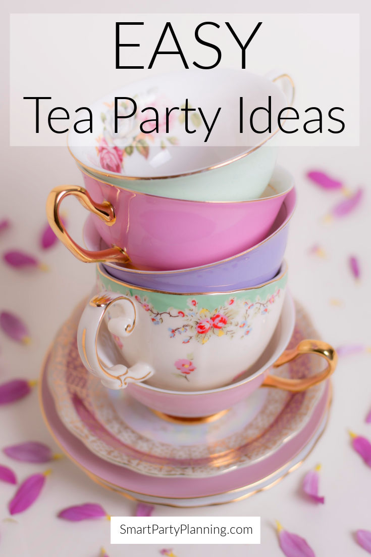 Ideas lindas para la fiesta del té
