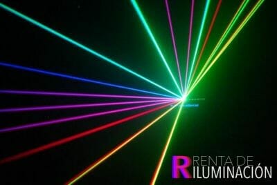iluminación laser