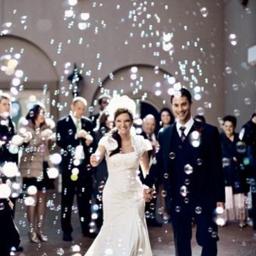 burbujas para bodas