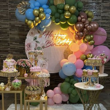 mesa de dulces para cumpleaños 