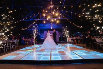 renta de pista iluminada para bodas