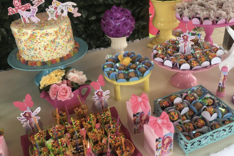 mesa de dulces para cumpleaños