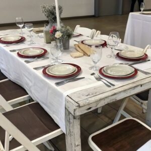 renta de mesa rectangular