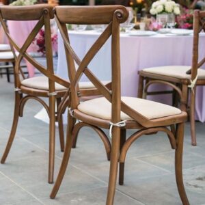 renta de silla cross back